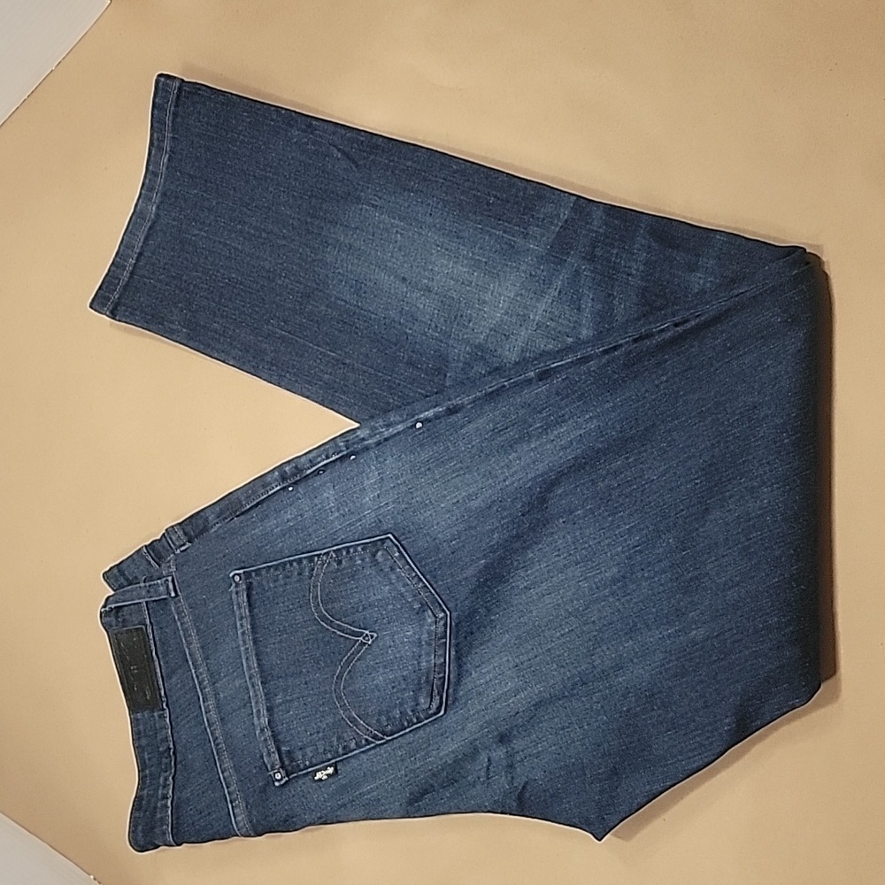 Levis Mid Rise Skinny, Size 10, Studded Accents, Black Label. EUC.